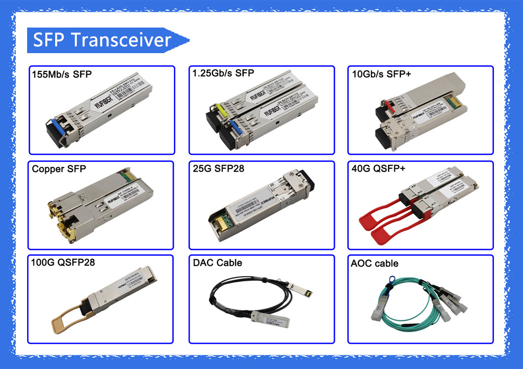 1270 / 1330nm TX RX 20km 10G SFP Module , WDM Single Mode 10G SFP Bidi Transceiver