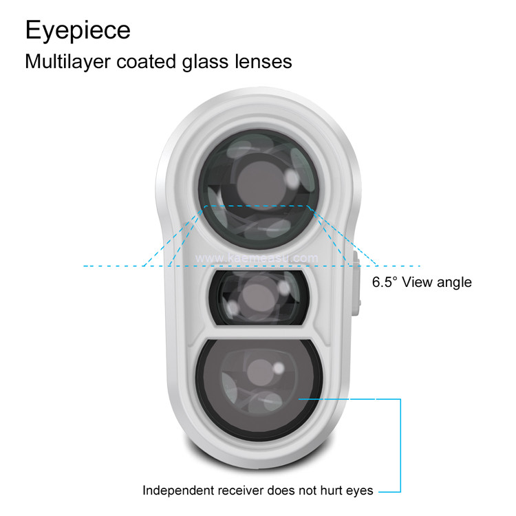 kaemeasu Golf Laser Rangefinder Distance Measuring 6.5X Magnification Hunting Range Finder Telescope M600