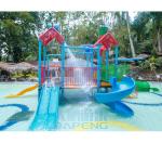 Colorful Playground Water Slide Children Fibreglass Pool Slide RoHS Approved