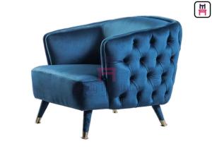 Wholesale Leisure Sofa Hotel Restaurant Chairs , Wood Frame Hotel Wing Chair With Armrest from china suppliers