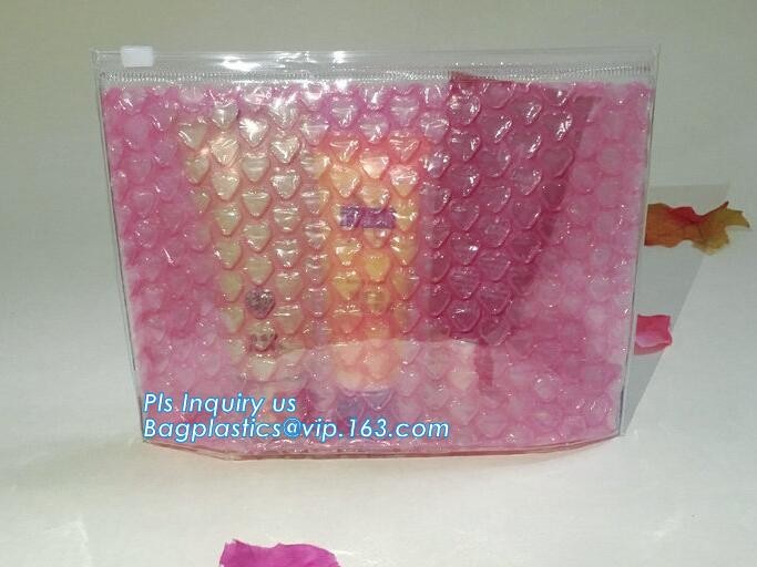 Pink Slider Zip Lock Bubble Bag, High Quality Pink Bubble Hash Bag, Reused Pink Bubble Bag With Red Slider Bags