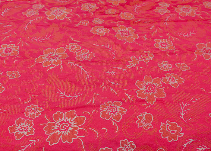 Factory direct selling mattress cloth warp knitted printed polyester gold powder bedspread cloth