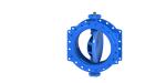 Ductile Iron Double Eccentric Valve , Wafer Butterfly Valve SS316 Disc Seat