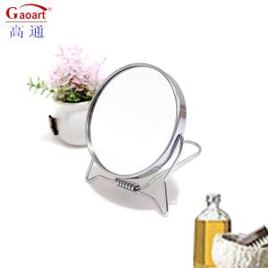 Wholesale Cute Travel Vanity Cosmetic Square Pocked Table Desktop Makeup Top Mirror Customized Packaging from china suppliers