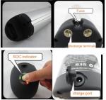 18650 10S4P E Bike Bottle Battery , Lightweight Electric Bike Lithium Battery
