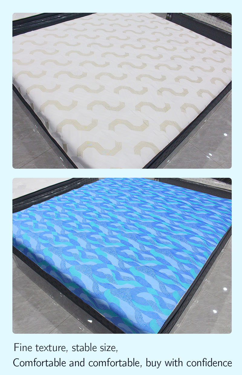 Printed Warp Knitted Mattress Fabric Household Textile Pigment Printed Bed Sheet Fabric