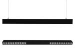 Black 3600lm Aluminium Profile Light 50 60Hz 50000H Aluminum White Color