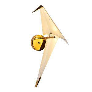 Wholesale Energy Saving PaperCrane Bird Modern Wall Lamp For Living Room from china suppliers