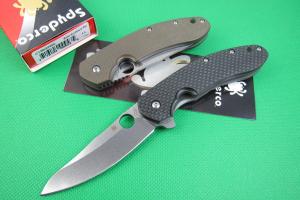 Wholesale Spyderco knife CT.156 (black handle) from china suppliers