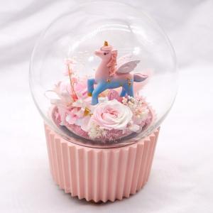 Wholesale Decorative Glass Flower Box Customized Color Gift For Marriage Proposals from china suppliers