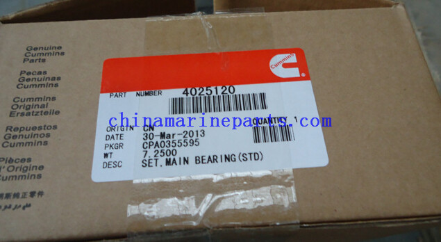Diesel engine parts M11 Cummins 4025120 crankshaft main Bearing
