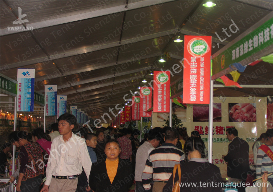 15M Width 850gsm PVC Fabric Cover Ultraviolet proof Outdoor Event Canopy Tent