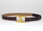 Jeans 23mm Women's Fashion Leather Belts Embossed Logo