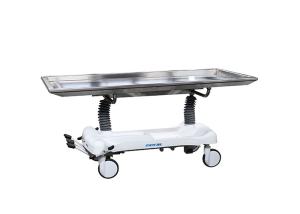Wholesale Medical Hydraulic Cadaver Trolley Height Adjustable Mortuary Stretcher For Hospital from china suppliers