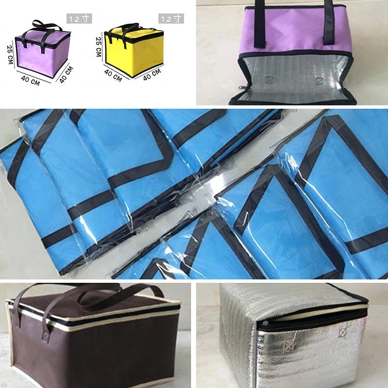Customize Non Woven Insulated Reusable Lunch Containers Fresh Ice Cooler Bags