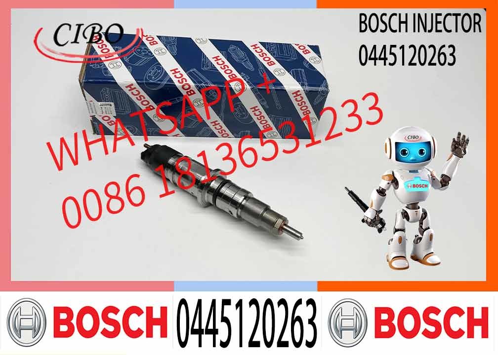 Fuel Injector 0445 120 263 0 445 120 263 Diesel Injector 0445120263 For FAW 2S1112010-L20-0000