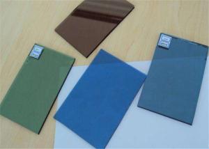 Wholesale Tinted Bronze Float Glass , Black Tinted Glass For Show Window Decoration from china suppliers