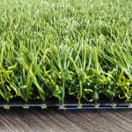 160 stitches/m 32mm pile height Recreational Artificial Fake Grass Used For