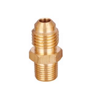 Wholesale Half Union 3/8&quot; Flare X 1/4&quot; Male Brass Tube Fitting from china suppliers