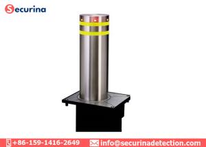 Wholesale 600mm Height Electric Rising Bollards , Hydraulic Bollard System 304 Stainless Steel from china suppliers