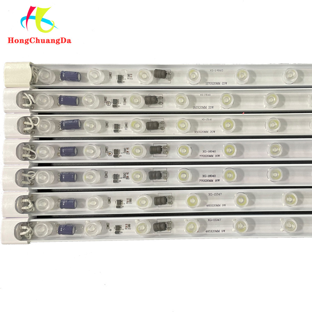 220V Side Light Source Lamp Strip Transparent Cover For Light Box Advertising Signs