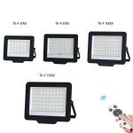KCD Industrial Aluminum 100w 200w 300w Security Solar Flood Light High Lumen