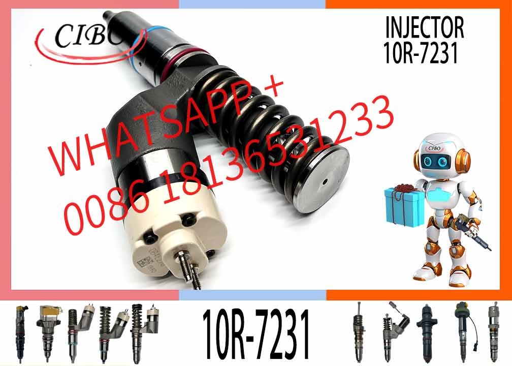 Common Rail Injector 10R-2772 10R-7231 10R-7230 10R-8988 276-8307 10R-0955 C+ Excavator C15 C18 Diesel Engine