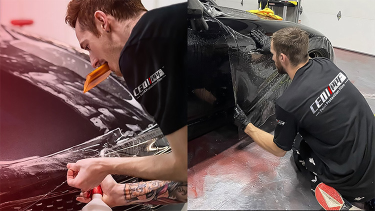 High Gloss High Hydrophobic 8.25 mil Hot Selling Paint Protection Film for Car Body