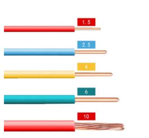 Wholesale Rolled Copper Building Wire , Bv 4mm/6mm2 8 Gauge Stranded Wire from china suppliers