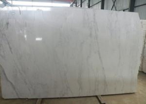 Wholesale Polished Statuario Venato Porcelain Tile , White Large Marble Floor Tiles from china suppliers
