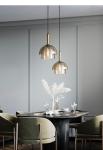 Industrial Style Restaurant Glass Pendant Lamp Vintage Art Champagne Glass