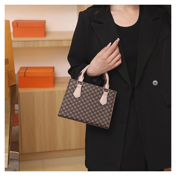 PU Leather Luxury Women's Handbag Set Tote Messenger Bag and Elegant Shoulder Bag