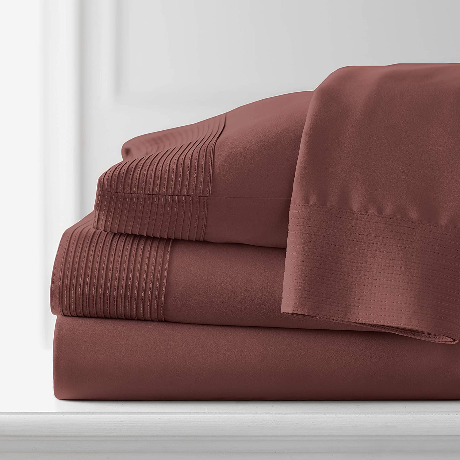 Minimalist Folded Microfiber Polyester Cotton Hotel Household Four-Piece Bed Linen Set