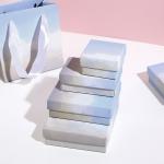 Luxury Custom Logo Paperboard Jewelry Box Rings Earrings Necklaces Bracelets