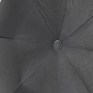 Inverted Self Opening Umbrella , Black Pongee Canopy Automatic Folding Umbrella