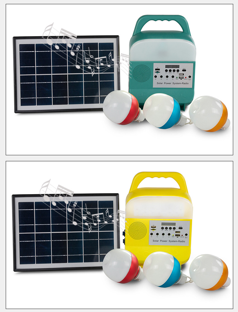 OEM 10000Hrs Indoor Outdoor Activity Solar Lighting And Usb Charging System