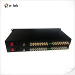 8 Channel 1080P 3G-SDI Video over Fiber Converter 1U Size