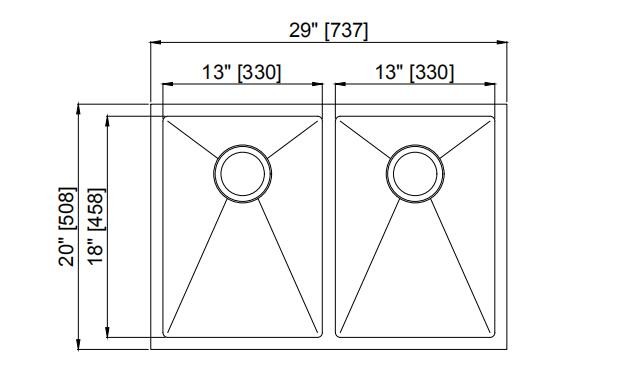 ODM/OEM Undermount Stainless Steel Sinks With High Grade Undercoating / Commercial Stainless Steel Kitchen Sink