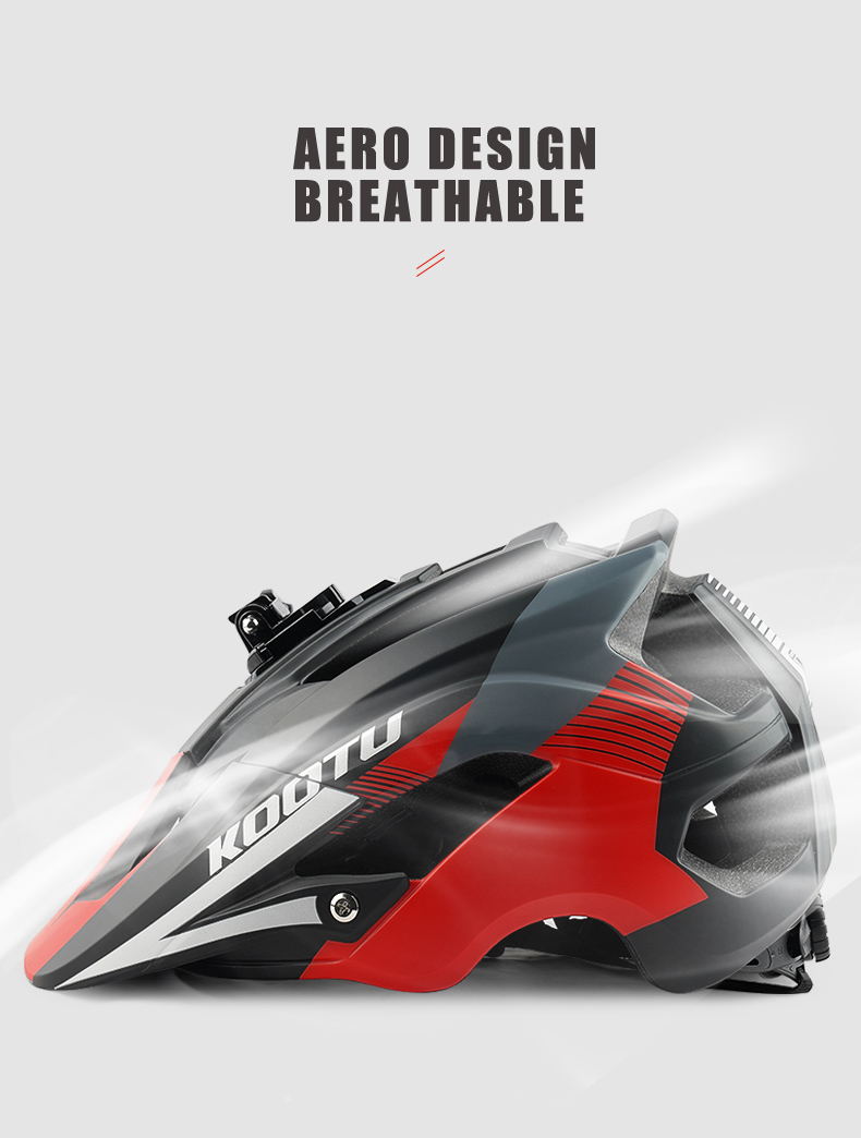 Breathable MTB Mountain Bike Helmet 415g EPS Material 8-15 Air Vents