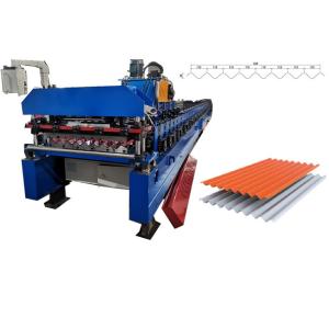Wholesale Stainless Steel Filmed PPGI Metal Roofing Sheet Rolling Forming Machine from china suppliers