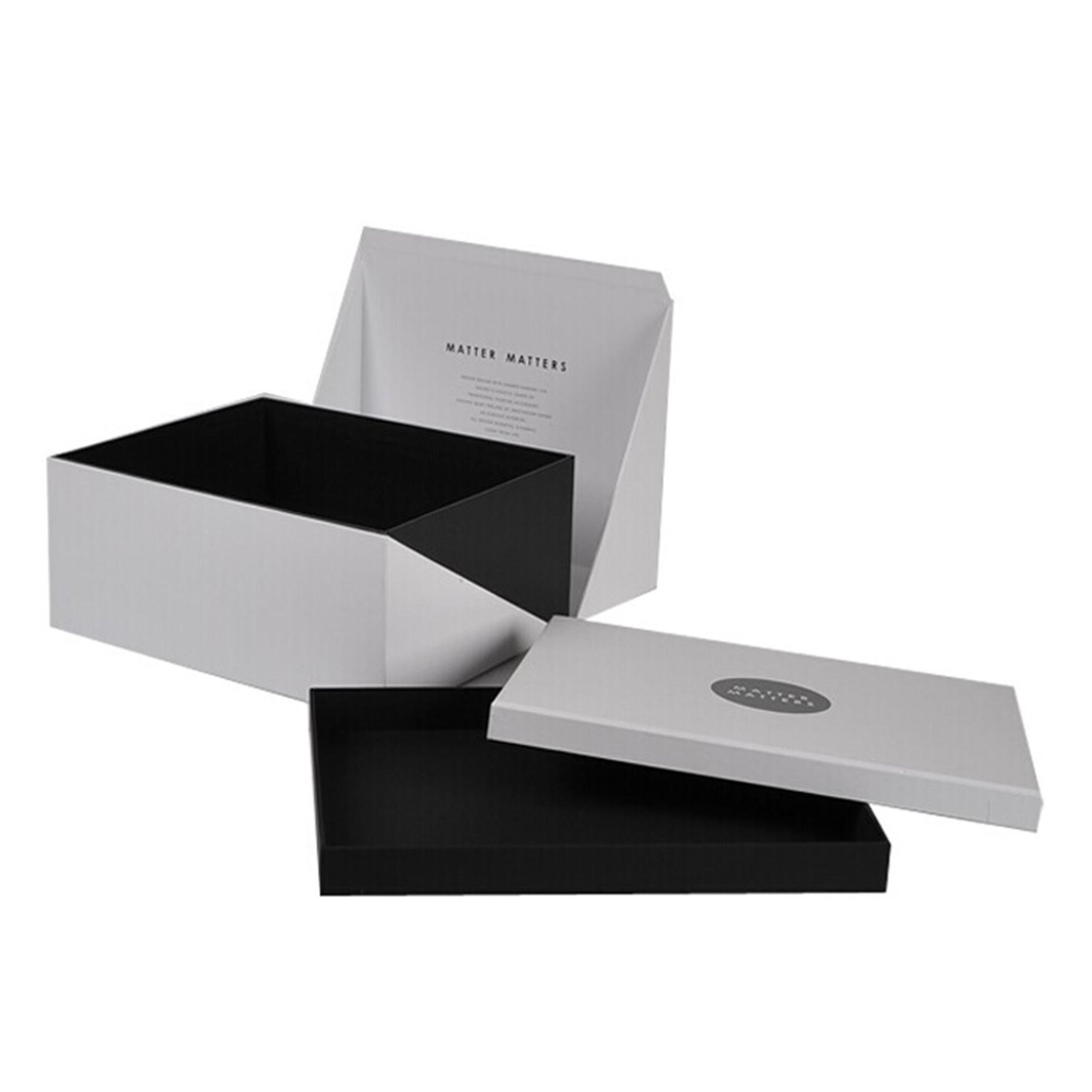Luxury Chipboard Gift Boxes For Shoes / Clothing / Garment Packing 350x200x150mm