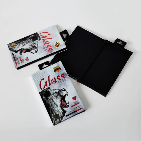 Custom Logo Printed Tempered Glass Phone Screen Protector Paper Boxes Packaging