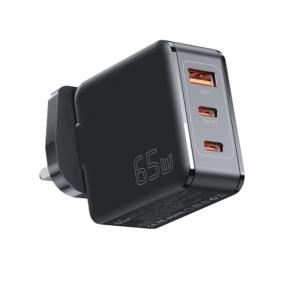 Wholesale Travel USB C USB A Port PD Mobile Phone GaN Wall Charger Fast Small 65W 60W 45W 18W from china suppliers