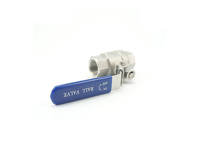 Wearable BSP Threaded 2 Piece Ball Valve , Angle Ball Valve Impact Resistance