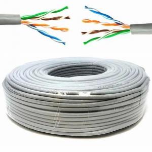Wholesale White Cat6 Ethernet Cable Roll With Shielding Unshielded High Durability from china suppliers