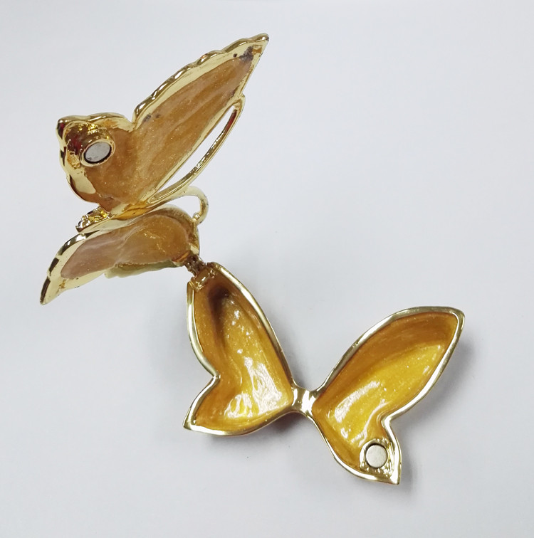 Butterfly Design Luxury Metal Jewelry Box Newest Promotional Box for Jewelry
