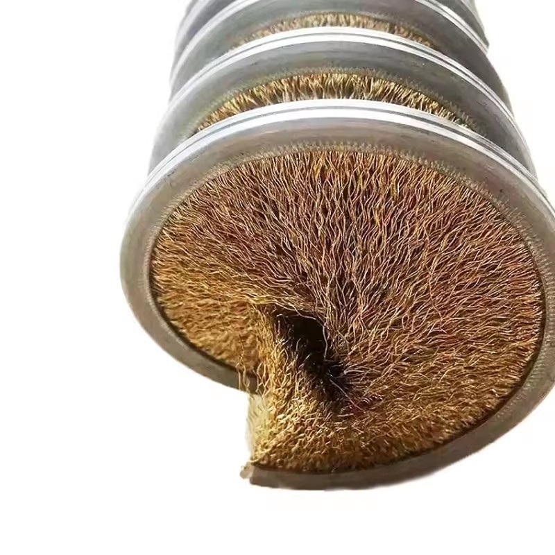 Spiral Roller Brush Polishing High Quality Wiredrawing Inverted Spiral Coiled Brush
