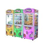 Metal Acrylic Plastic 60KG Capacity Coin Operated Claw Crane Vending Machine for