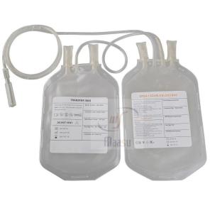 Wholesale Sterile Adult Blood Collection Bags , CPDA-1 Double Blood Bag from china suppliers