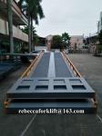 Europe Style Container Yard Ramp 10 Ton Steel Panel Non Slip Foldable
